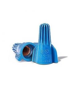 933P - MARRETTE WIRE CONNECTOR NUT FOR #22 TO #8 BLUE (100/BX)